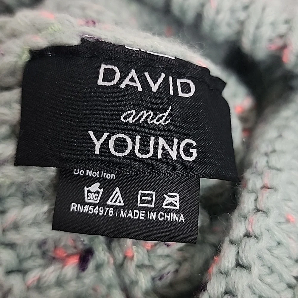 D&Y David And Young Kids Adirable Knit Hat with Pom-Poms - Light Green